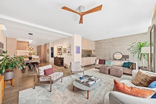 Dining room, Interior, Kitchen, Living room, Pendant Lights, Recessed Lighting, Wood Texture Flooring