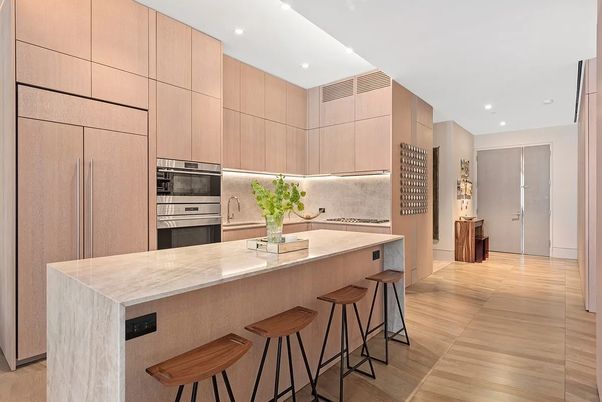 Interior, Kitchen, Recessed Lighting, Stainless Steel Appliances