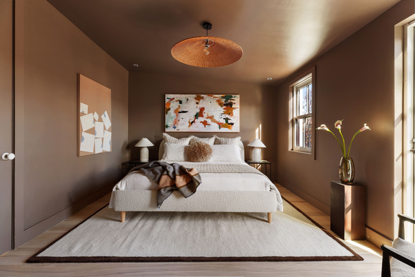 Bedroom, Interior, Wood Texture Flooring