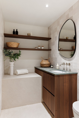 Bathroom, Interior, Recessed Lighting