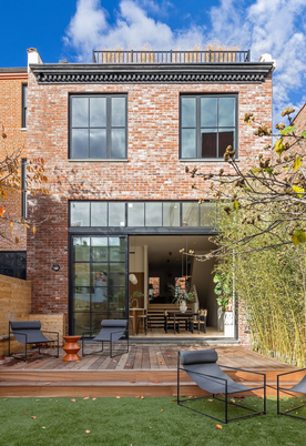 Exterior, Facade, Brick Facade, Rowhouse