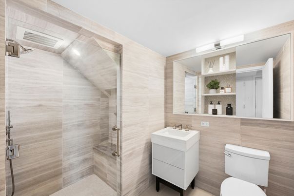Bathroom, Glass Shower, Interior