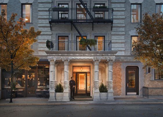 Exterior, Facade, Brownstone
