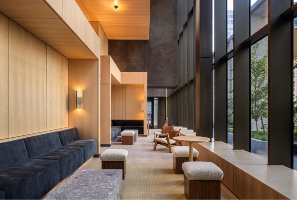 Interior, Living room, Wooden Walls
