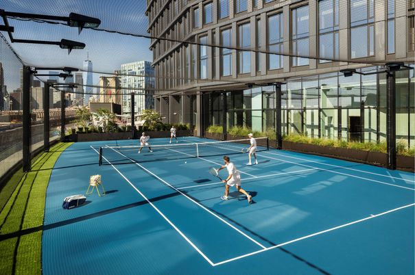 Exterior, Tennis Courts