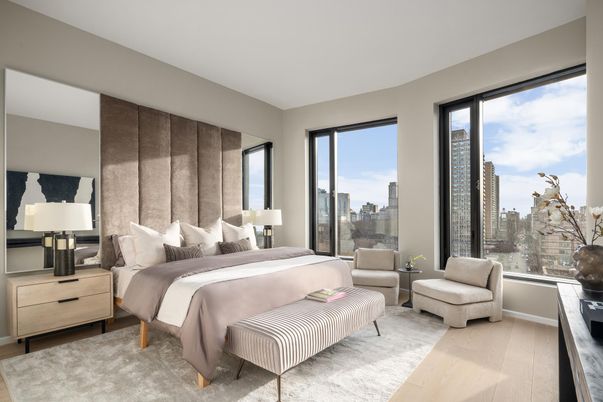 Bedroom, Interior, Wood Texture Flooring
