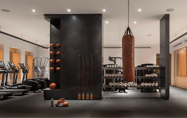 Fitness Equipment, Interior, Pendant Lights, Recessed Lighting