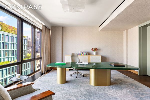 Home Office, Interior, Wood Texture Flooring
