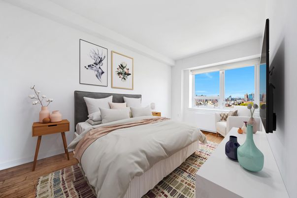 Bedroom, Interior, Water, Wood Texture Flooring