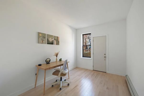 Home Office, Interior, Wood Texture Flooring