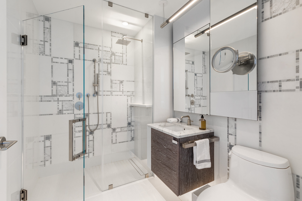 Bathroom, Glass Shower, Interior