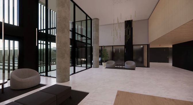 Interior, Marble, Pendant Lights