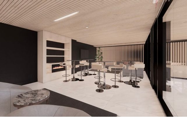 Fireplace, Interior, Recessed Lighting