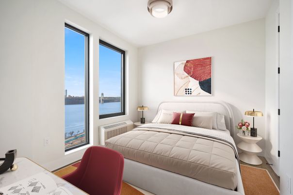 Bedroom, Interior, Water