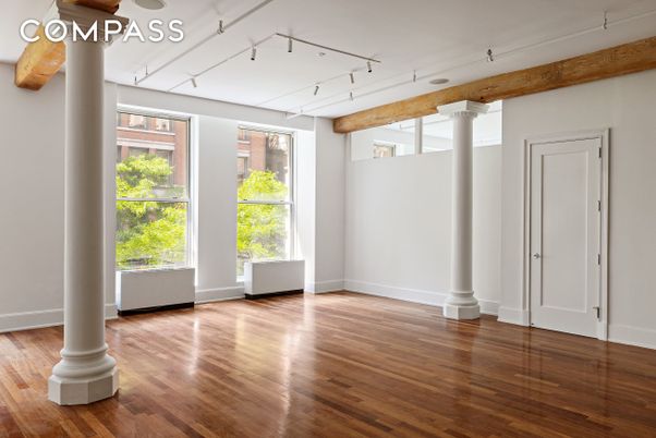 Empty room, Interior, Wooden Beams, Wood Texture Flooring