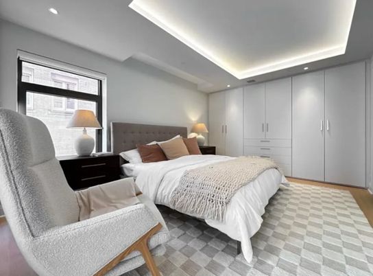 Bedroom, Interior, Recessed Lighting