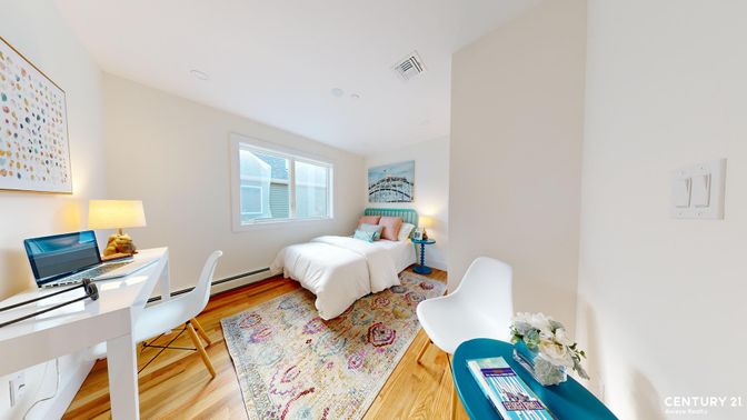 Bedroom, Home Office, Interior, Wood Texture Flooring