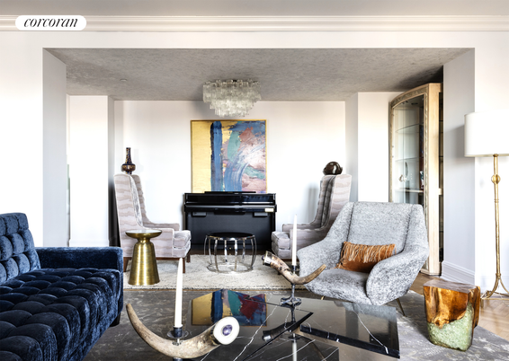 Chandelier, Interior, Living room, Piano, Wood Texture Flooring