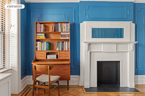 Fireplace, Interior, Wood Texture Flooring