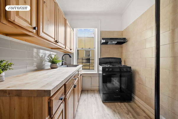 Interior, Kitchen, Wood Texture Flooring