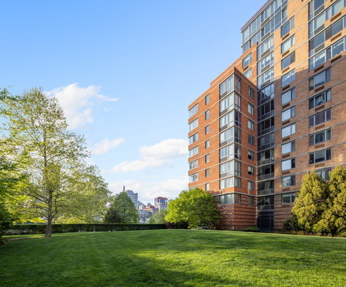 Backyard, Exterior, Facade, Condo Building