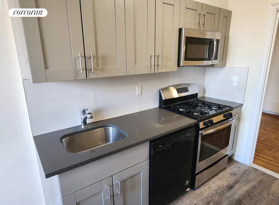 Interior, Kitchen, Wood Texture Flooring
