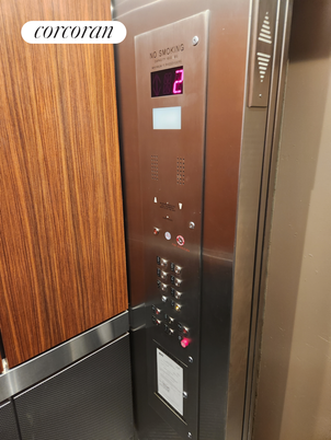 Elevator, Interior, Wooden Walls