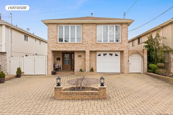 Attached, Exterior, Facade, Brick Facade, Mediterranean
