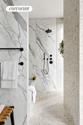 Bathroom, Interior, Marble Walls