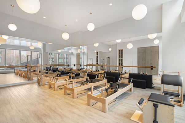 Dining room, Interior, Living room, Pendant Lights, Recessed Lighting, Wood Texture Flooring
