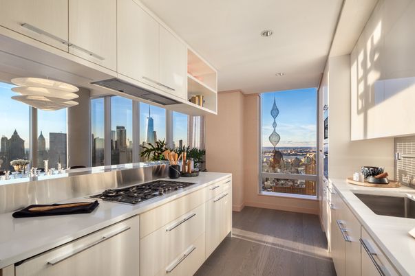 Interior, Kitchen, Pendant Lights, Recessed Lighting, Stainless Steel Appliances, Water