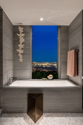 Bathroom, Interior, Recessed Lighting