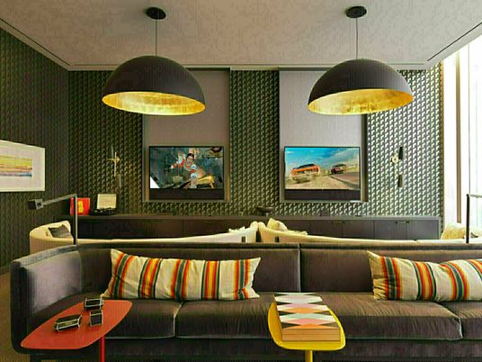 Interior, Living room, Pendant Lights