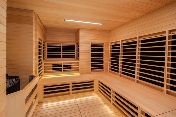 Interior, Recessed Lighting, Sauna Room