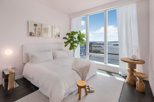 Bedroom, Interior, Water, Wood Texture Flooring