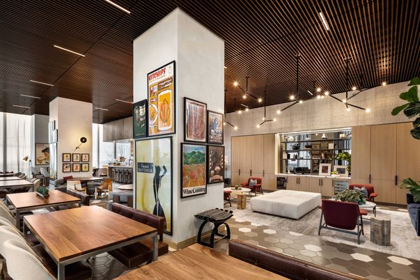 Dining room, Interior, Recessed Lighting