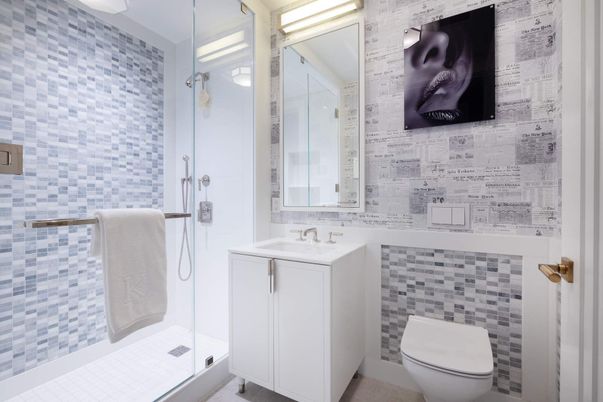 Bathroom, Glass Shower, Interior
