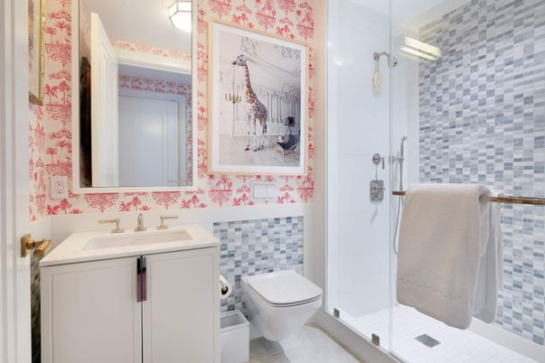 Bathroom, Glass Shower, Interior