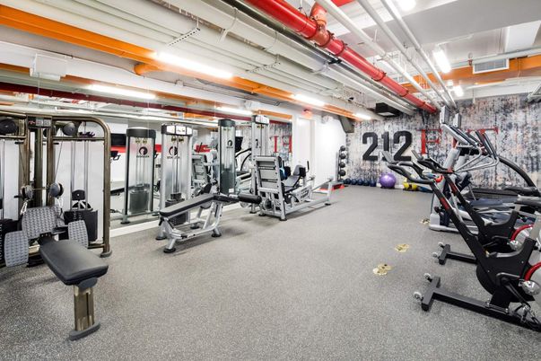 Fitness Equipment, Gym, Interior