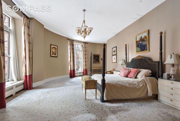 Bedroom, Chandelier, Interior