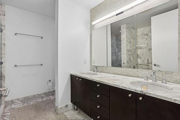 Bathroom, Dual Sink Vanities, Interior, Marble, Marble Walls
