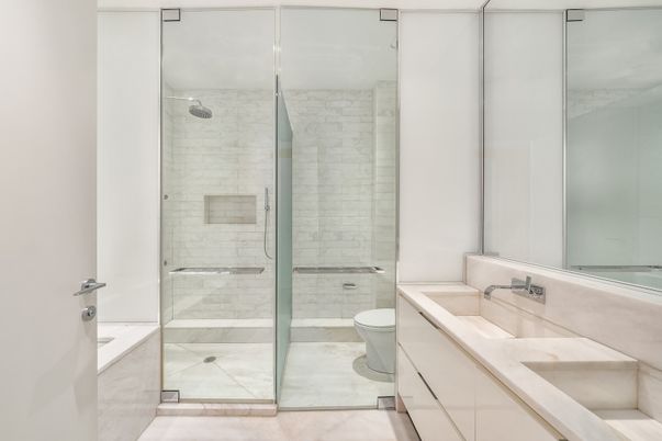 Bathroom, Glass Shower, Interior