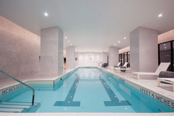 Interior, Pool, Recessed Lighting