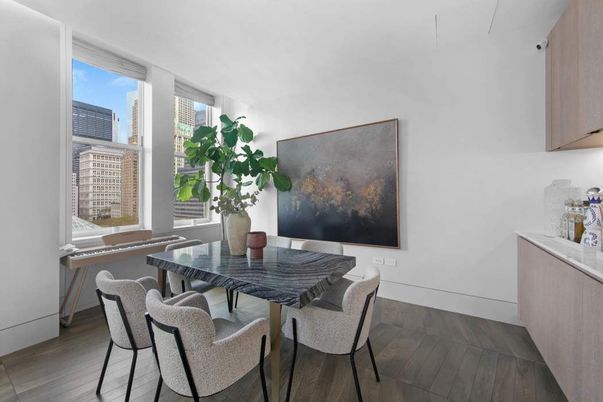 Dining room, Interior, Wood Texture Flooring