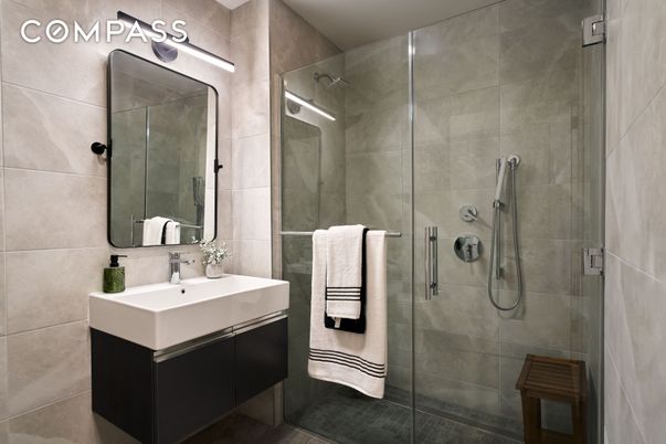Bathroom, Glass Shower, Interior