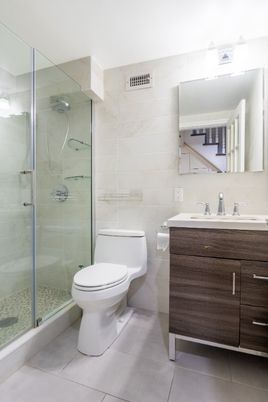 Bathroom, Glass Shower, Interior