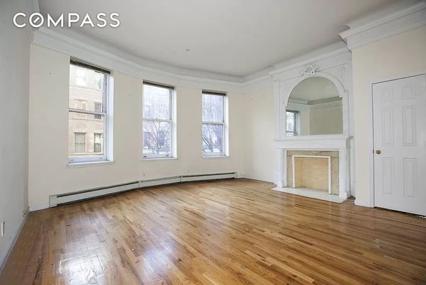 Empty room, Fireplace, Interior, Wood Texture Flooring