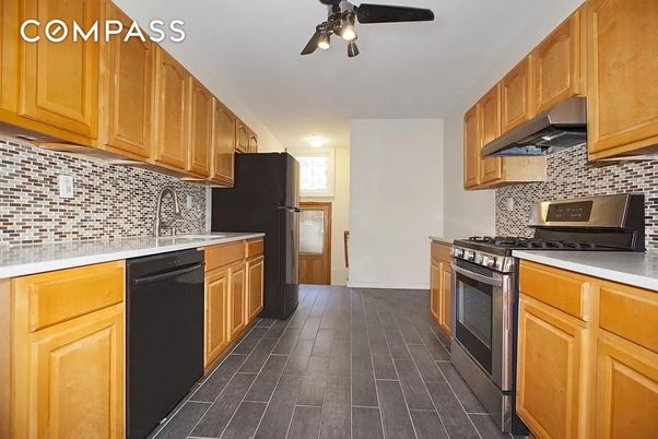 Interior, Kitchen, Wood Texture Flooring