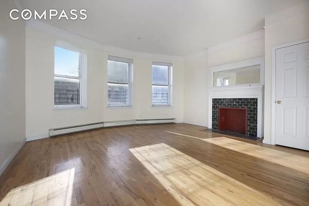 Empty room, Fireplace, Interior, Wood Texture Flooring