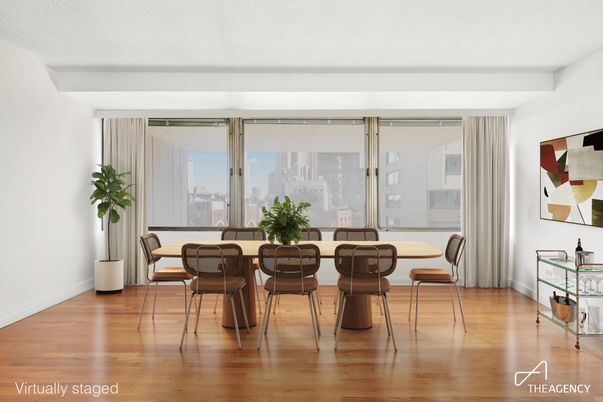 Dining room, Interior, Wood Texture Flooring